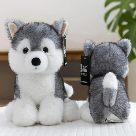Pluszowy Husky – Miękki, Realistyczny